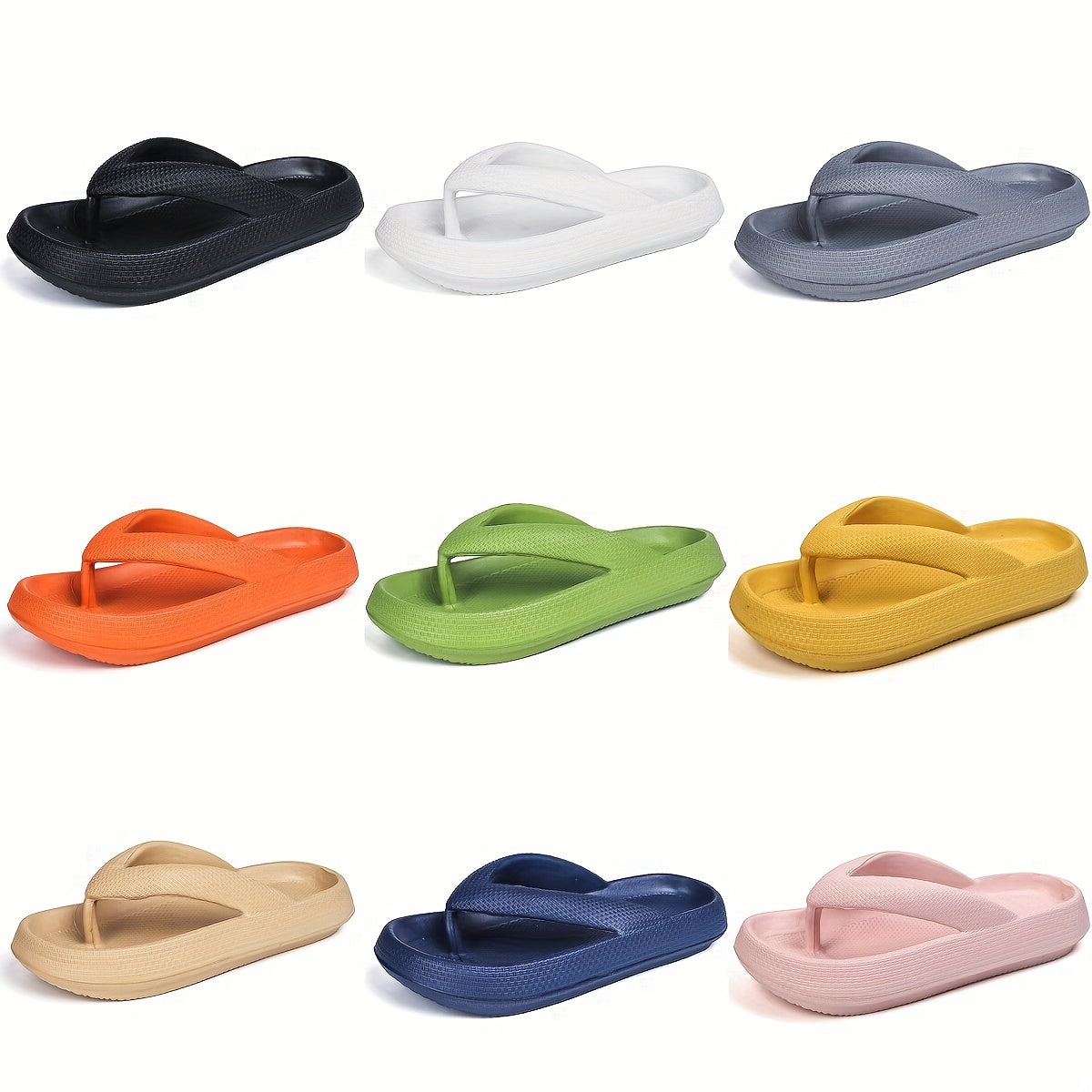 Women's Soft Sole Flip Flops Thick Bottom Beach Slides