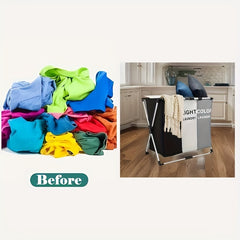 Collapsible Laundry Hamper Large Waterproof Basket