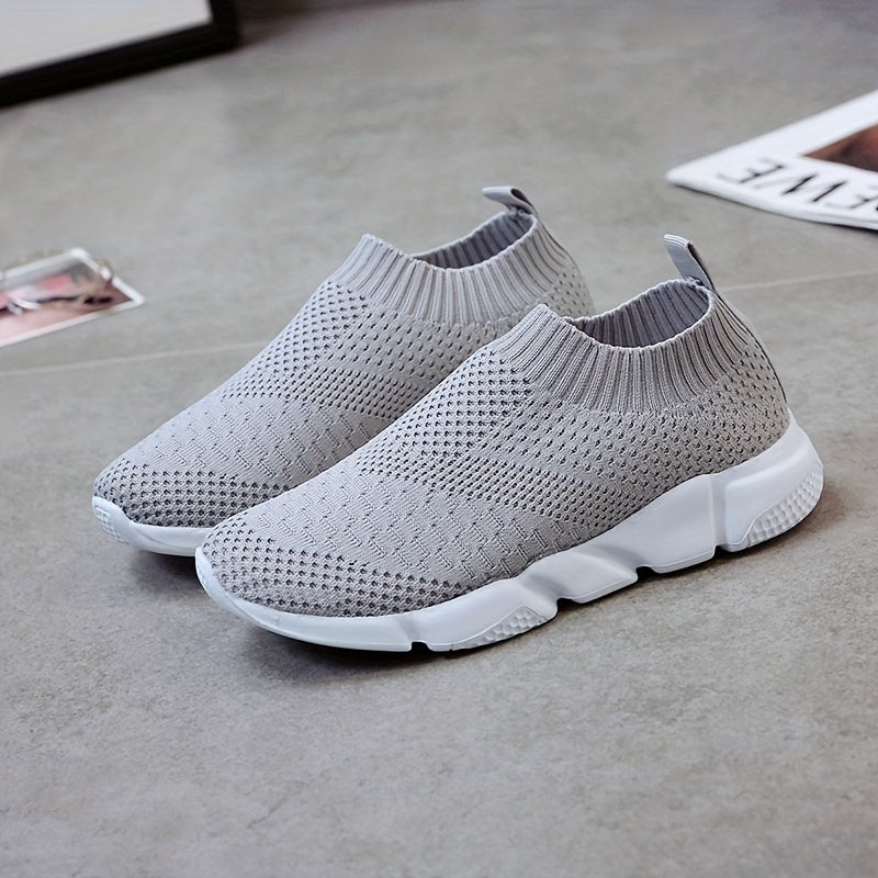 Women's Slip-On Flatform Sneakers Low Comfy Shoes