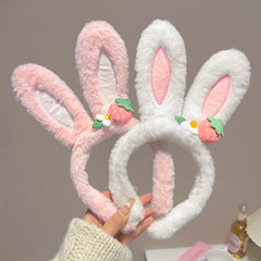 Cartoon Rabbit Ears Headband for Skincare & Haircare