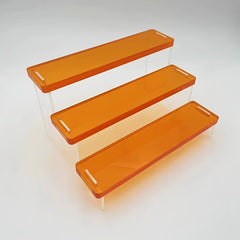 3-Layer Colored Acrylic Display Rack for Collection Pop Figures Toys