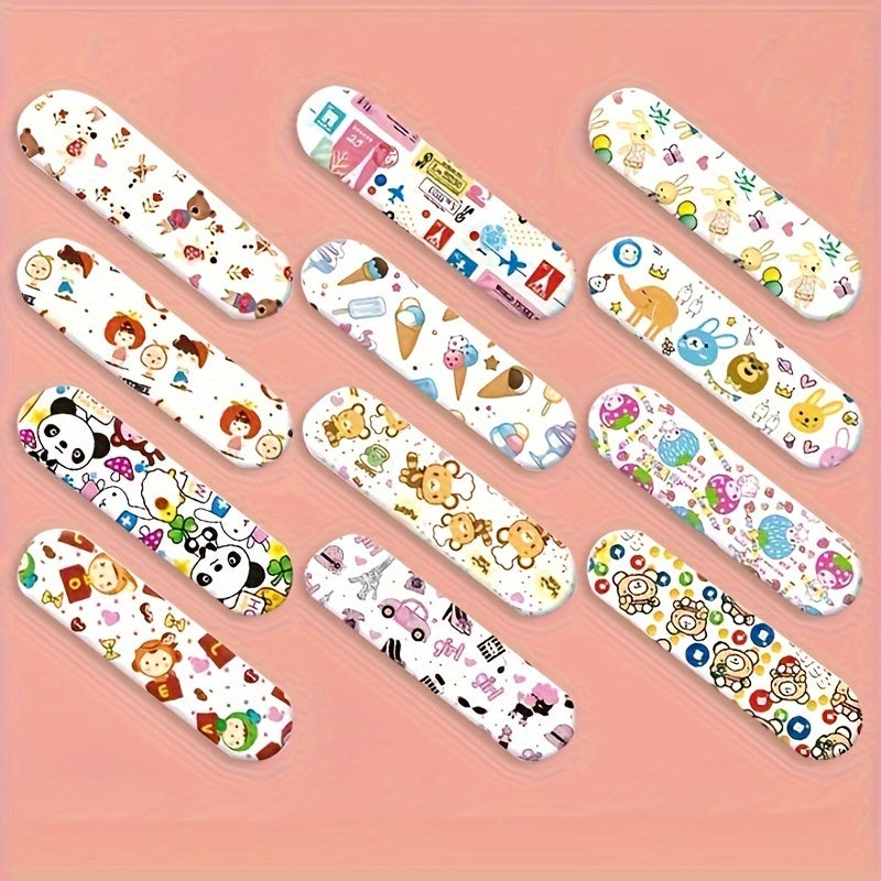120PCS Transparent PE Cartoon Bandages Stickers