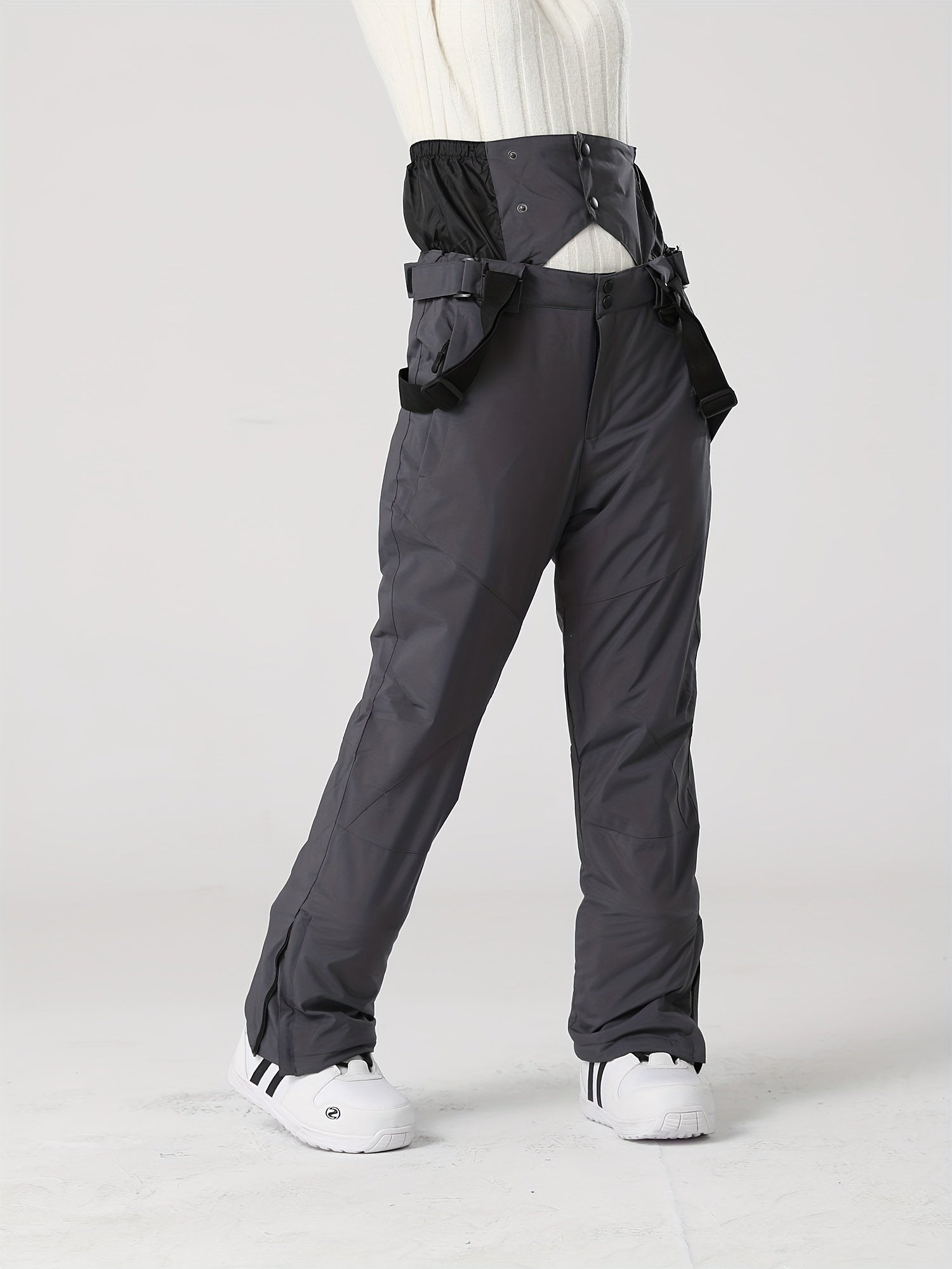 Waterproof Windproof Snow Pants with Suspenders Women's Activewear