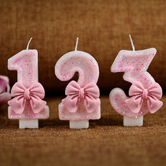 1pc Digital Candle Outdoor Party Birthday Cake Decoration 0-9 Number
