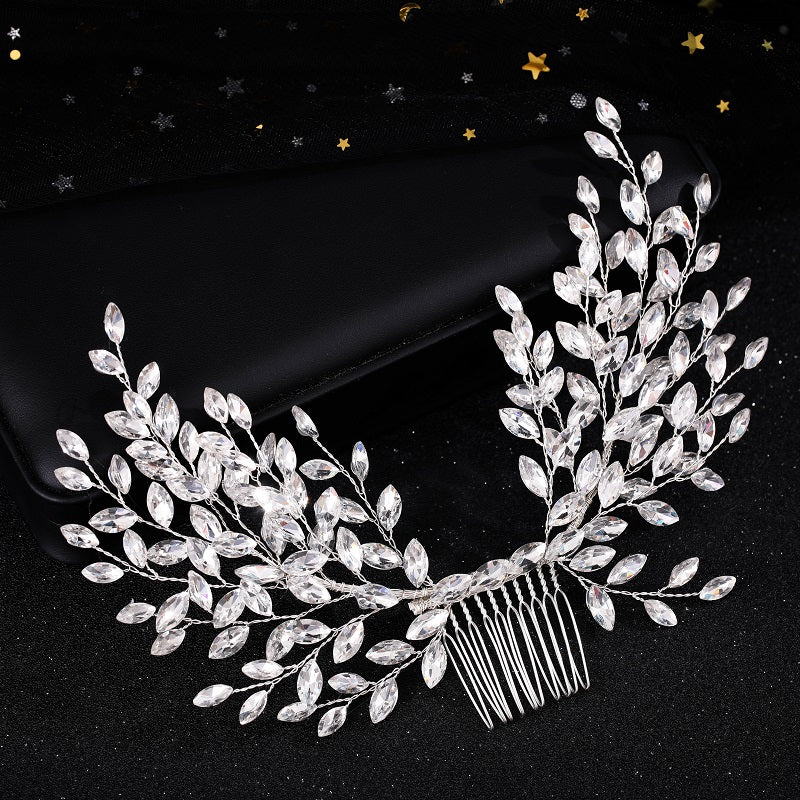 Crystal Pearl Bridal Hair Comb for Wedding