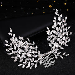 Crystal Pearl Bridal Hair Comb for Wedding