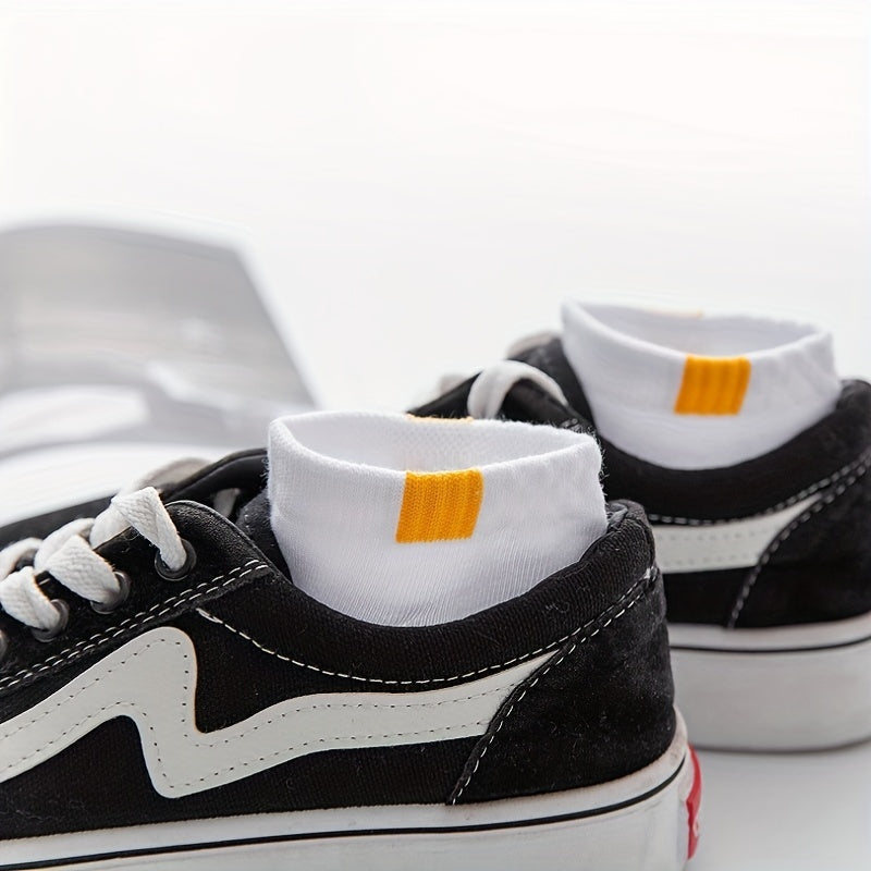 5 Pairs Women's Ankle Sports Socks Casual & Comfy Stockings