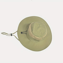 Men's Windproof UV Protection Mesh Sun Visor Bucket Hat