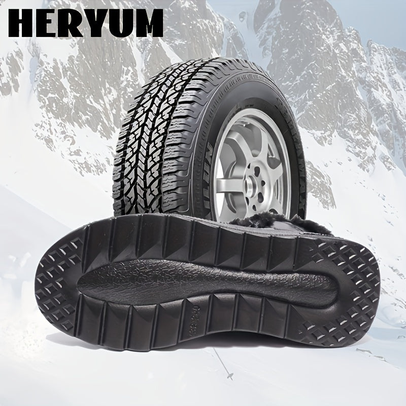 Women's Waterproof Non slip Medium Tube Snow Boots