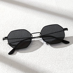 Men's Vintage Metal Square Frame Sunglasses Holiday Vacation