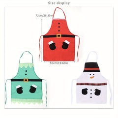 Snowman Christmas Apron Dust and Stain Resistant