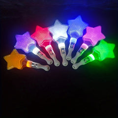 LED Flashing Pentangle Star Glow Stick - Party Favors