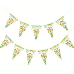 Triangle Flag Banner Pennant Party DIY Decoration Animals Unicorn Donut