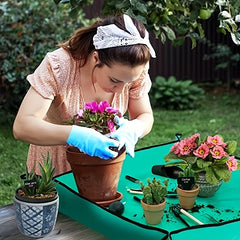 2pcs 50 Plant Potting Mats Waterproof Foldable Easy Transplanting