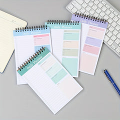 Daily Planner Notepad Undated 52 Sheets Tear Off Checklist