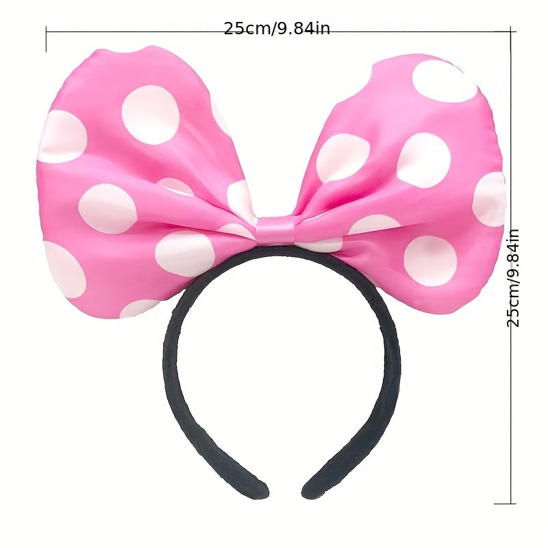 LED Flashing Mouse Ears Hairband for Kids and Girls Party Cosplay