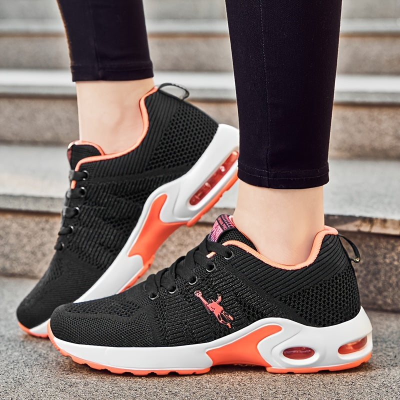 Women's Mesh Lace-up Athletic Running Shoes