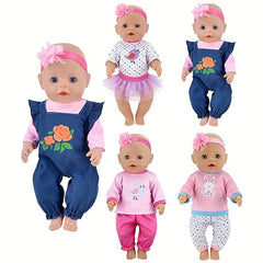 4 Sets Doll Outfits Fit For 43 18 45 72 Cm Girl Doll