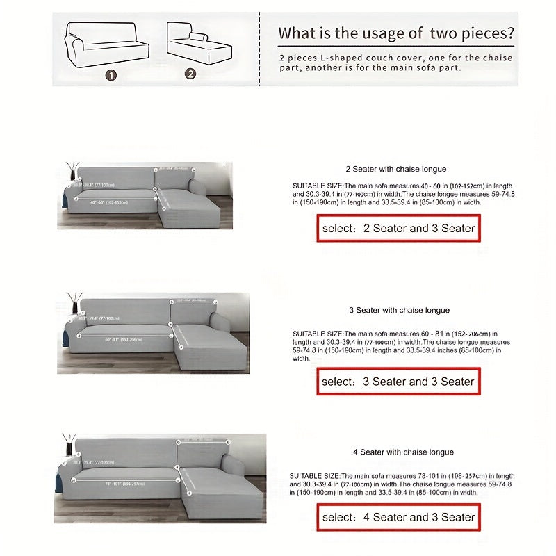 Anti Slip Sofa Slipcover Stretch Couch Cover