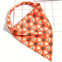 Cartoon Pattern Hair Band Triangle Towel Head Scarf Hair Accessories