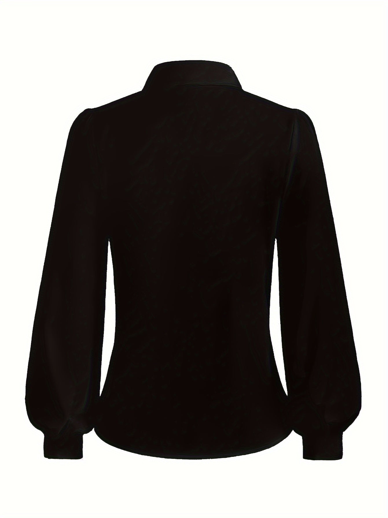 Women's Plus Size Ruched Long Sleeve Casual Blouse