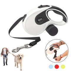 Retractable Pet Leash with Garbage Box - All Sizes