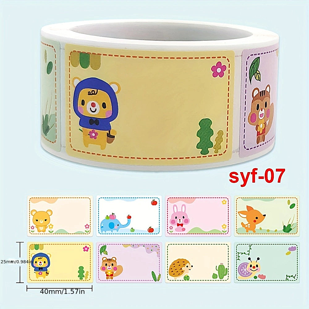 250pcs Name Stickers Labels Roll Classification Labels Stickers Self adhesive