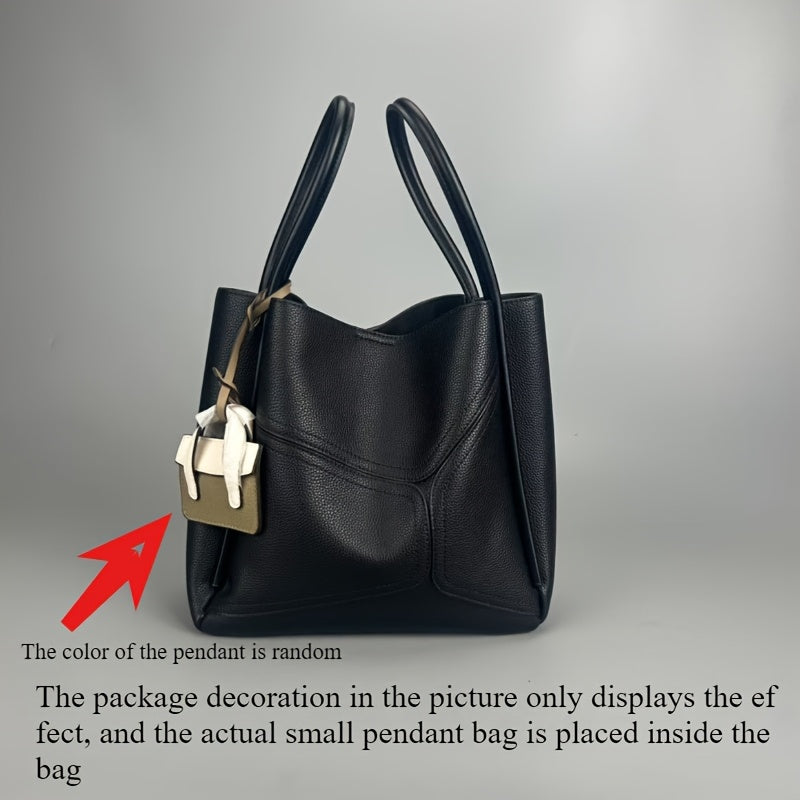 Women's Evening Shoulder Bag with Brown Accents