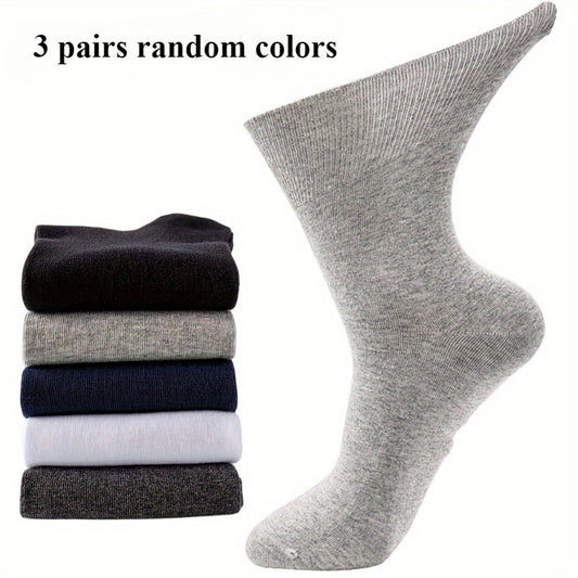 Diabetic Socks Breathable Solid No Tie for Men & Women