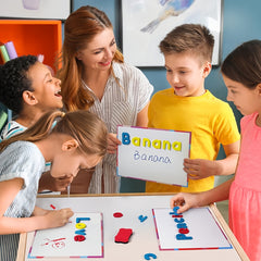 Magnetic Alphabet Letters Numbers Set Educational Learning Toys Spelling Math