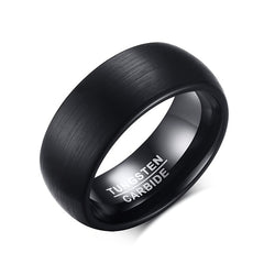 Matte Titanium Steel Rings For Men 8MM Couple Rings