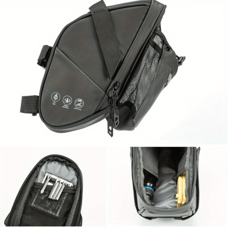 Unisex Bike Bag Storage Reflective Tail Bag