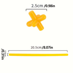 100pcs Straw Building Toys Splicing Building 4D Holiday Homemade Mixed Colors