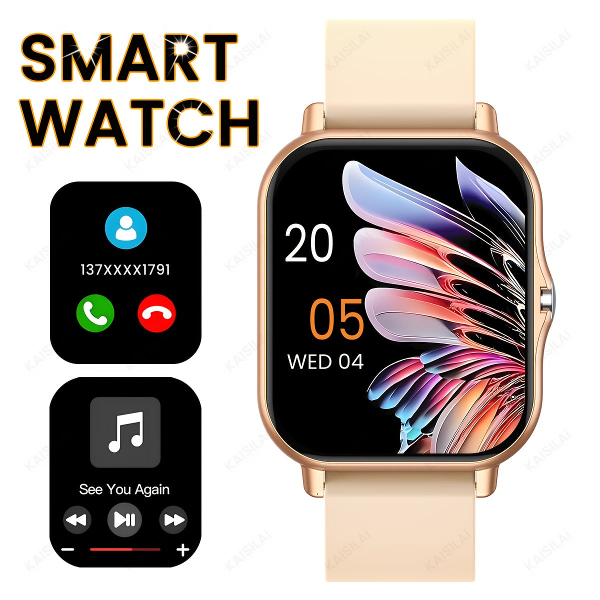 1.83" Full Screen Touch Smartwatch for Boys & Girls