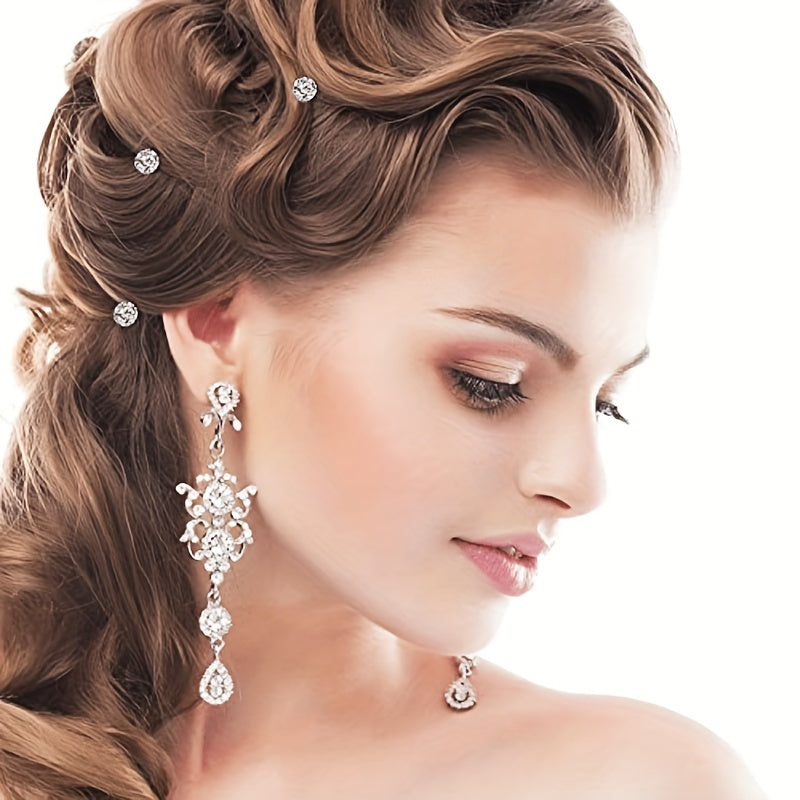 Rhinestone Hair Pins Bridal Wedding Hairpin Hair Accessories For Women