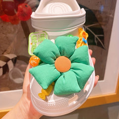 Shoe Accessories Chain Jelly Big Flower Bear DIY Decoration