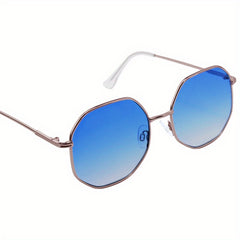 Metal Tinted Lens Sunglasses UV Protection