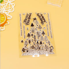 Christmas Tree Silicone Clear Stamp