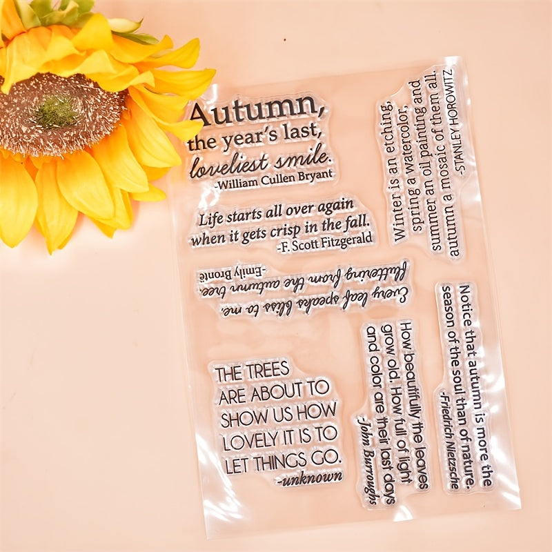 Transparent Silicone Stamp Comic Printing & Stamping