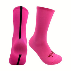 Breathable Comfortable Mid Calf Socks for Cycling Running