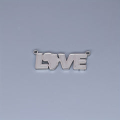 Minimalist Stainless Steel African Continental Pendant Necklace