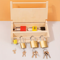 Kids' Educational Lock and Key Toy Set for Home School - Gift Idea