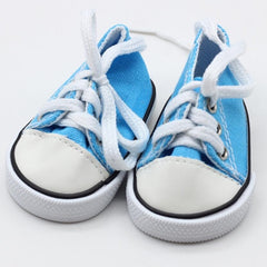 Lace up Canvas Sneakers for 18" Girl Dolls - Accessories Not Included