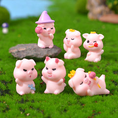 Fairy Pig Micro Landscape Desktop Decoration