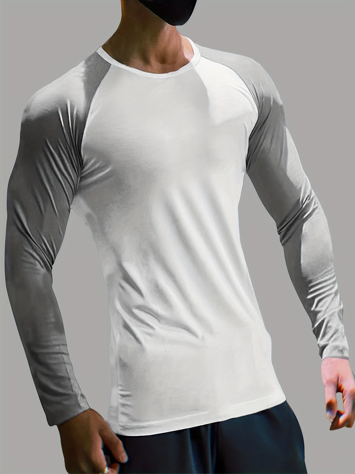Men's Basketball Training Long Sleeve T-shirt Quick Drying Sports Top