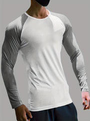 Men's Basketball Training Long Sleeve T-shirt Quick Drying Sports Top
