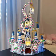 Sakura Garden Princess Castle Building Blocks Set - 5210pcs