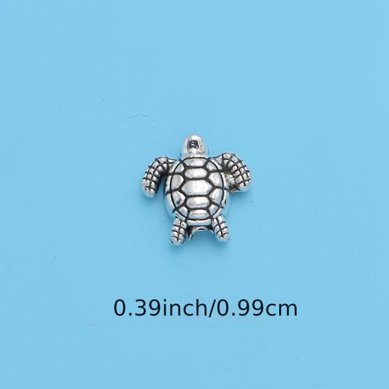 30 Pcs Turtle Loose Spacer Beads Jewelry Making DIY Accessories