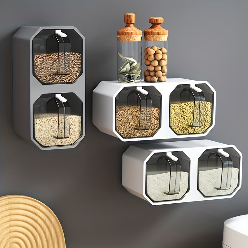 Wall mounted Seasoning Box Kitchen Storage Container