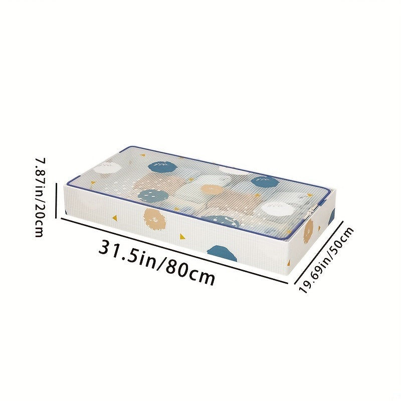 Waterproof PVC Underbed Storage Bag Clothes Blanket Organizer Dustproof Quilt